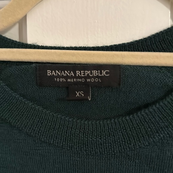Merino wool dark green sweater - Picture 2 of 4